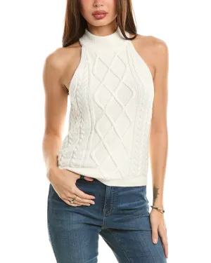 1.STATE Cable Halter Sweater