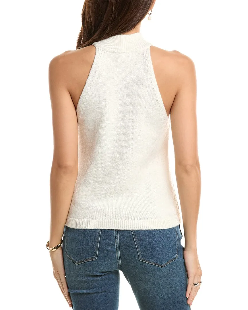 1.STATE Cable Halter Sweater