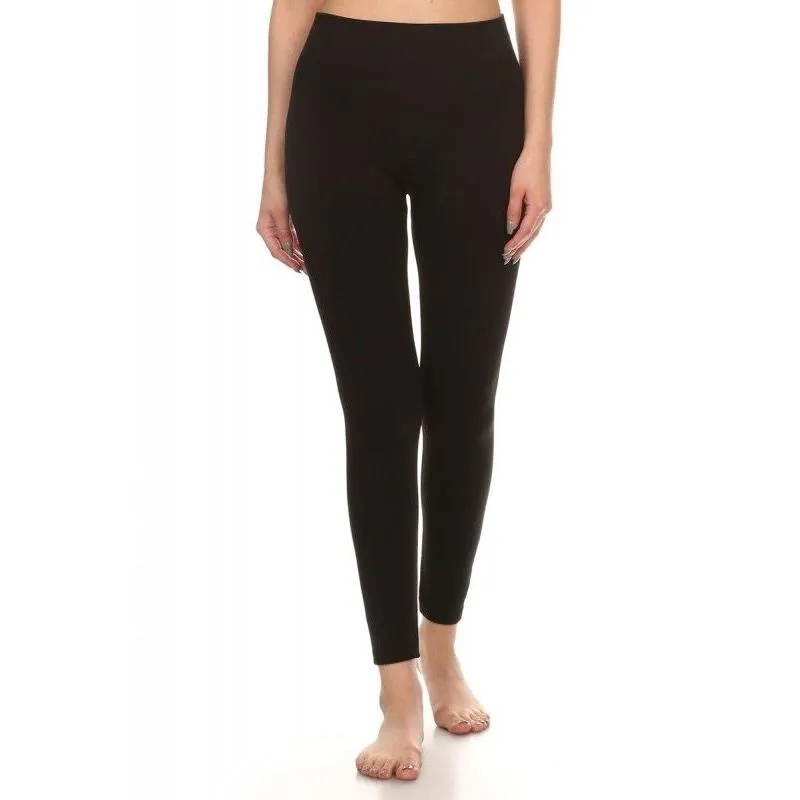 4-Pack: Women's Premium Fleece-Lined Leggings