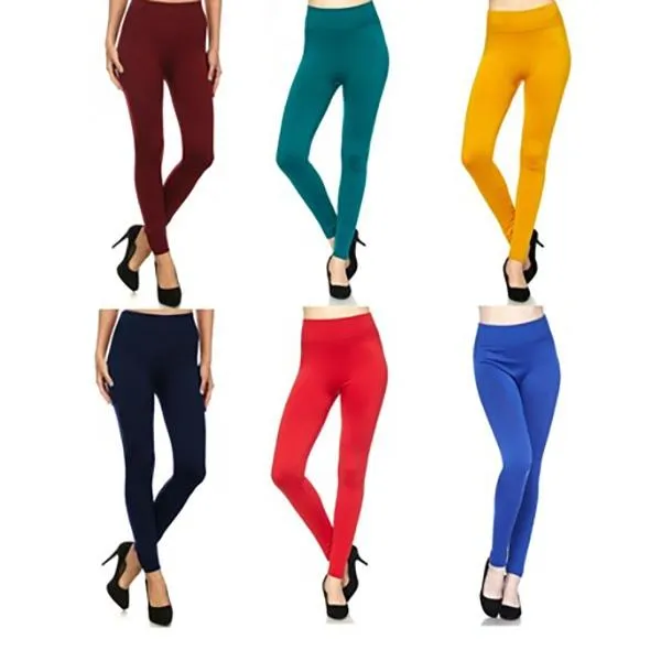 5-Pack: Women's Premium Fleece Leggings