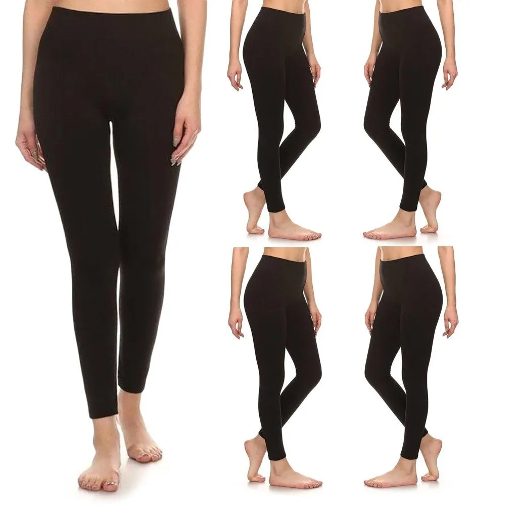 5-Pack: Women's Premium Fleece Leggings