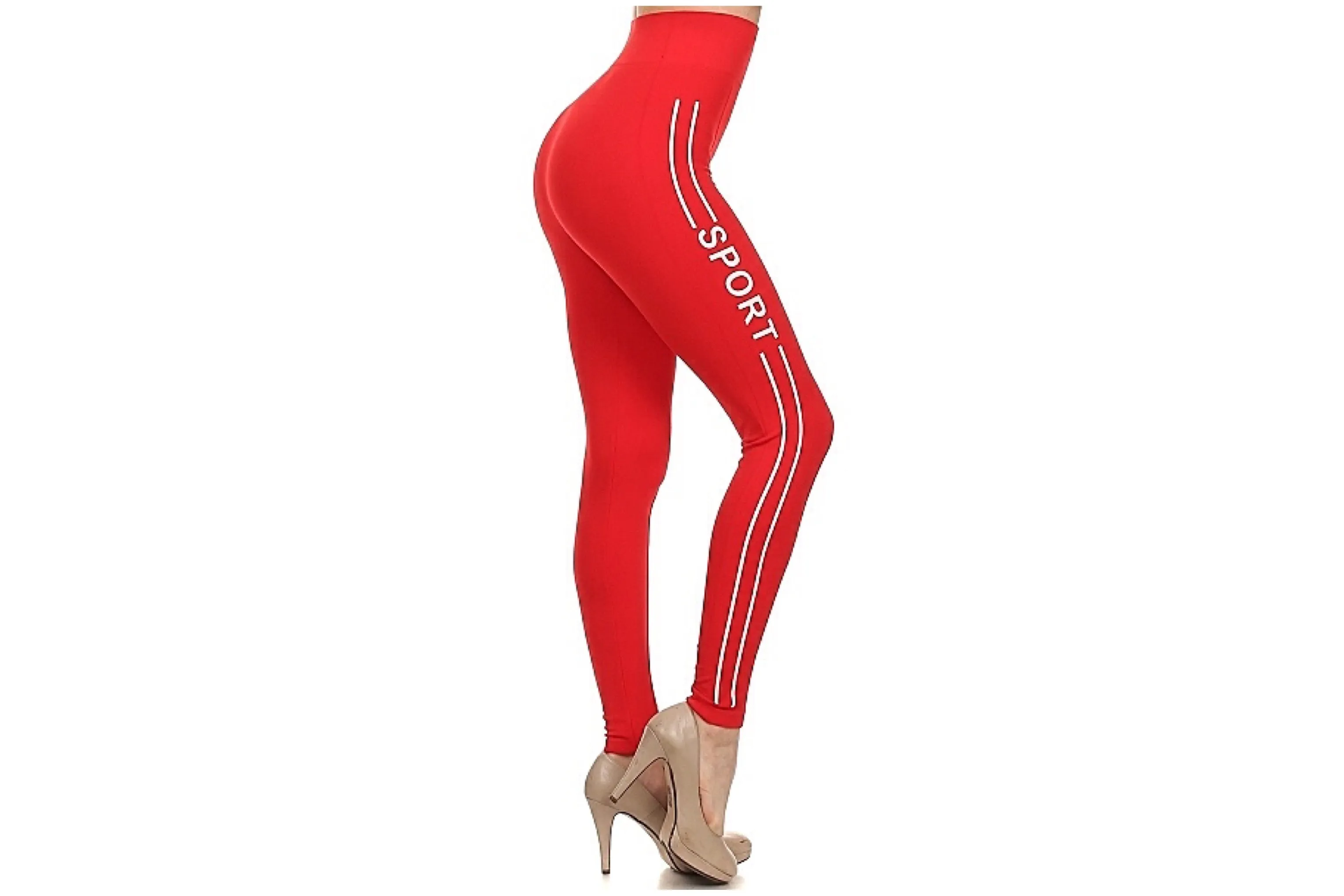 Activewear Full Length Stretch Fleece Leggings