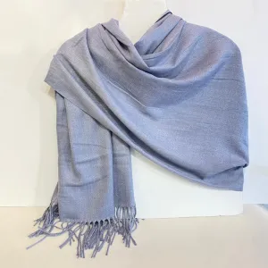 Aggie Cashmere Mix Wrap - Seagull