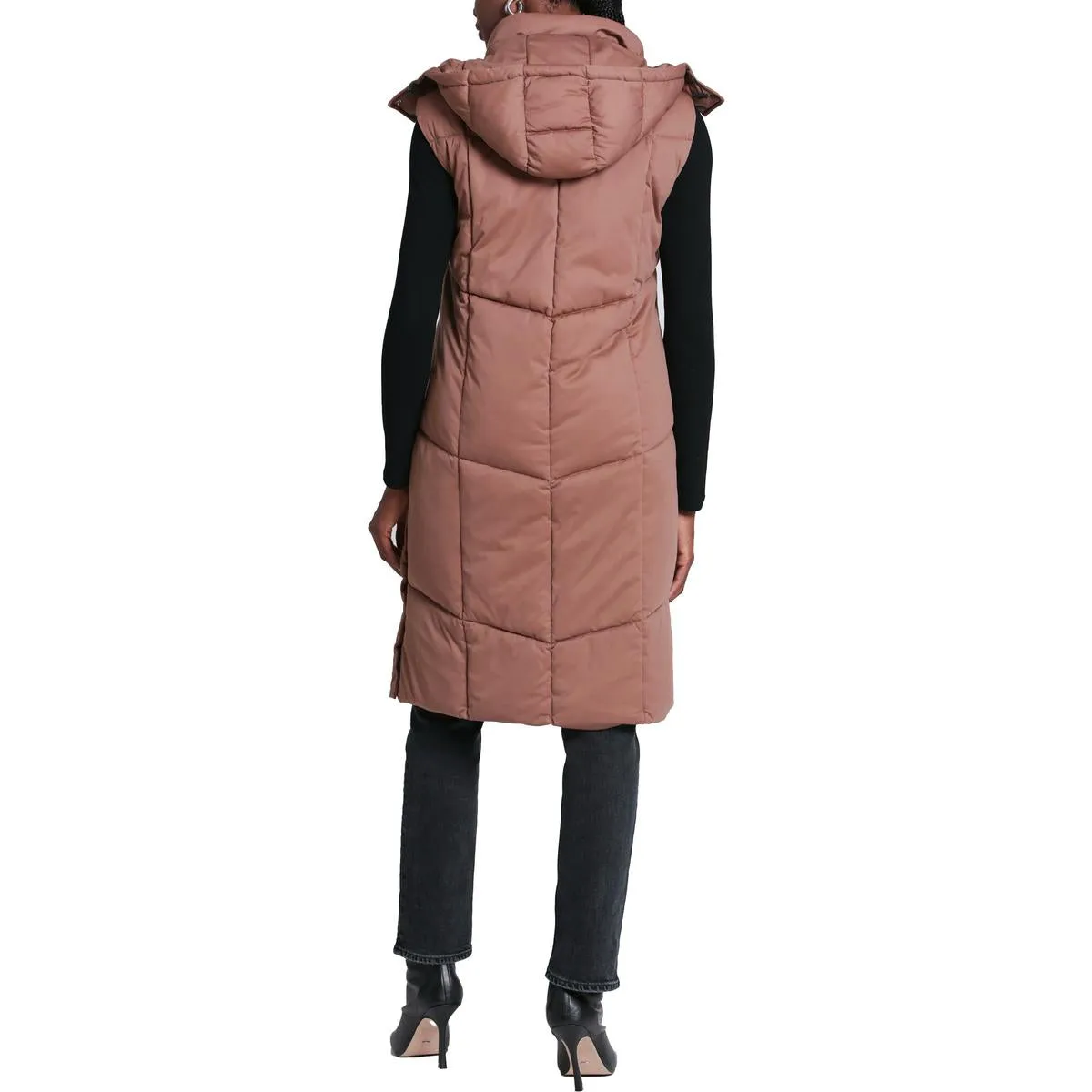 Aves Les Filles Women's Quilted Longline Puffer Vest