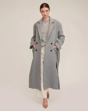 Baylor Double Breasted Wool Overcoat