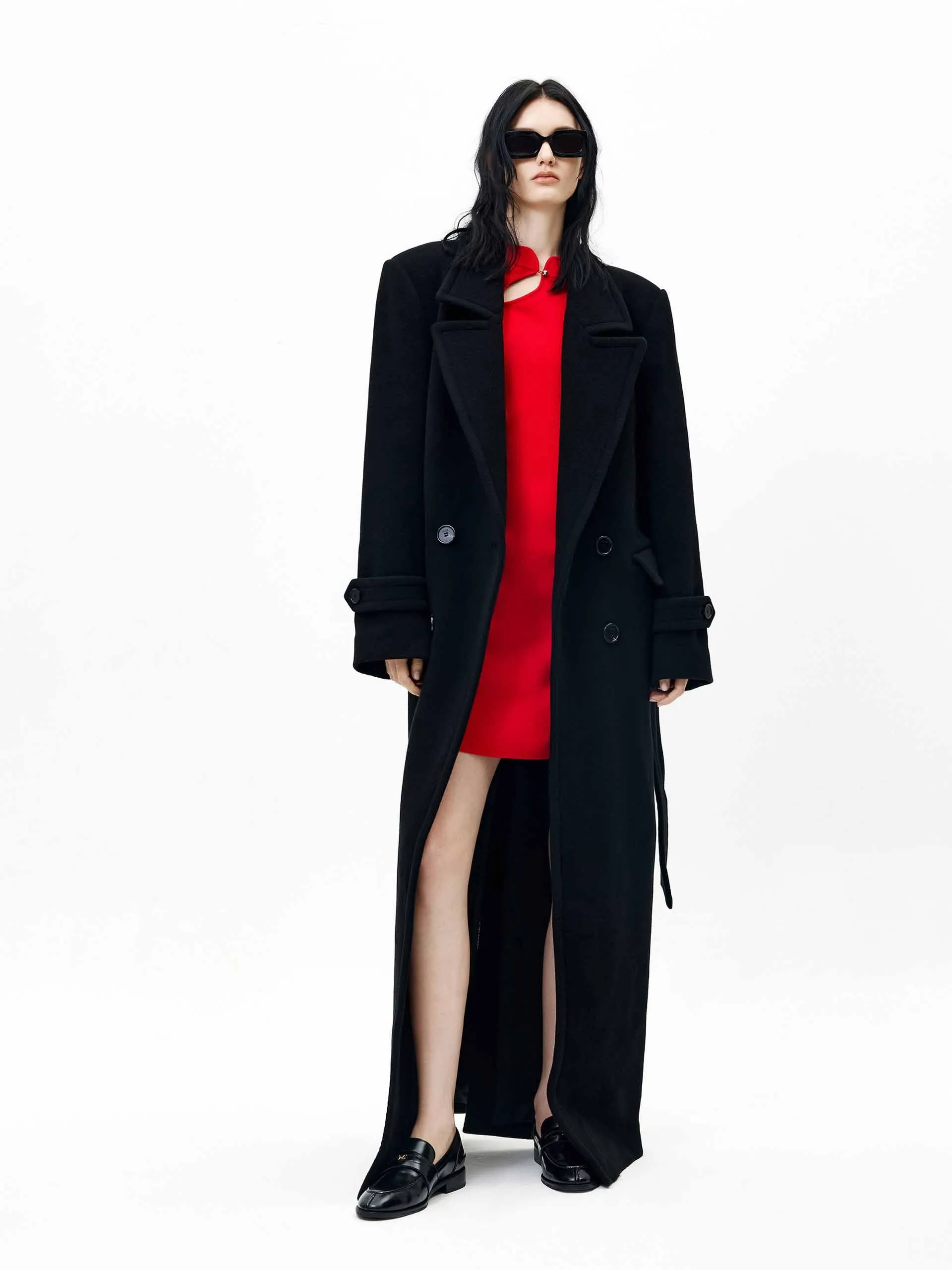 Belted Longline Overcoat