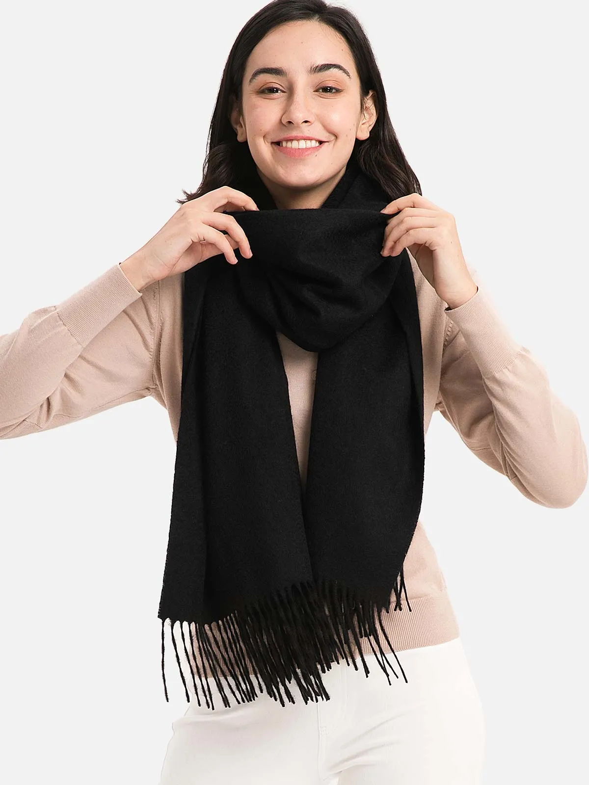 Black Cashmere Wrap