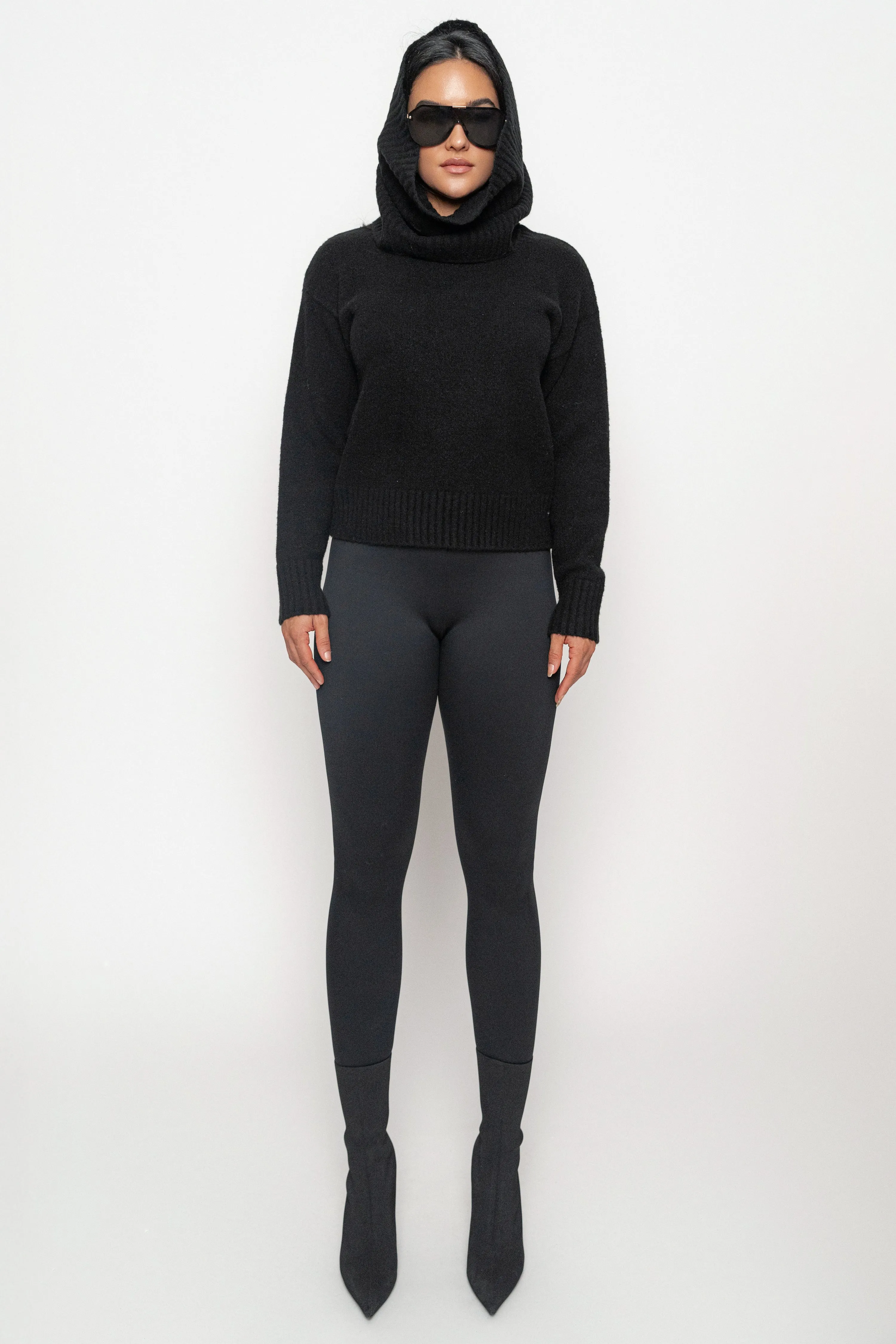 Black Essential High-Waist Leggings