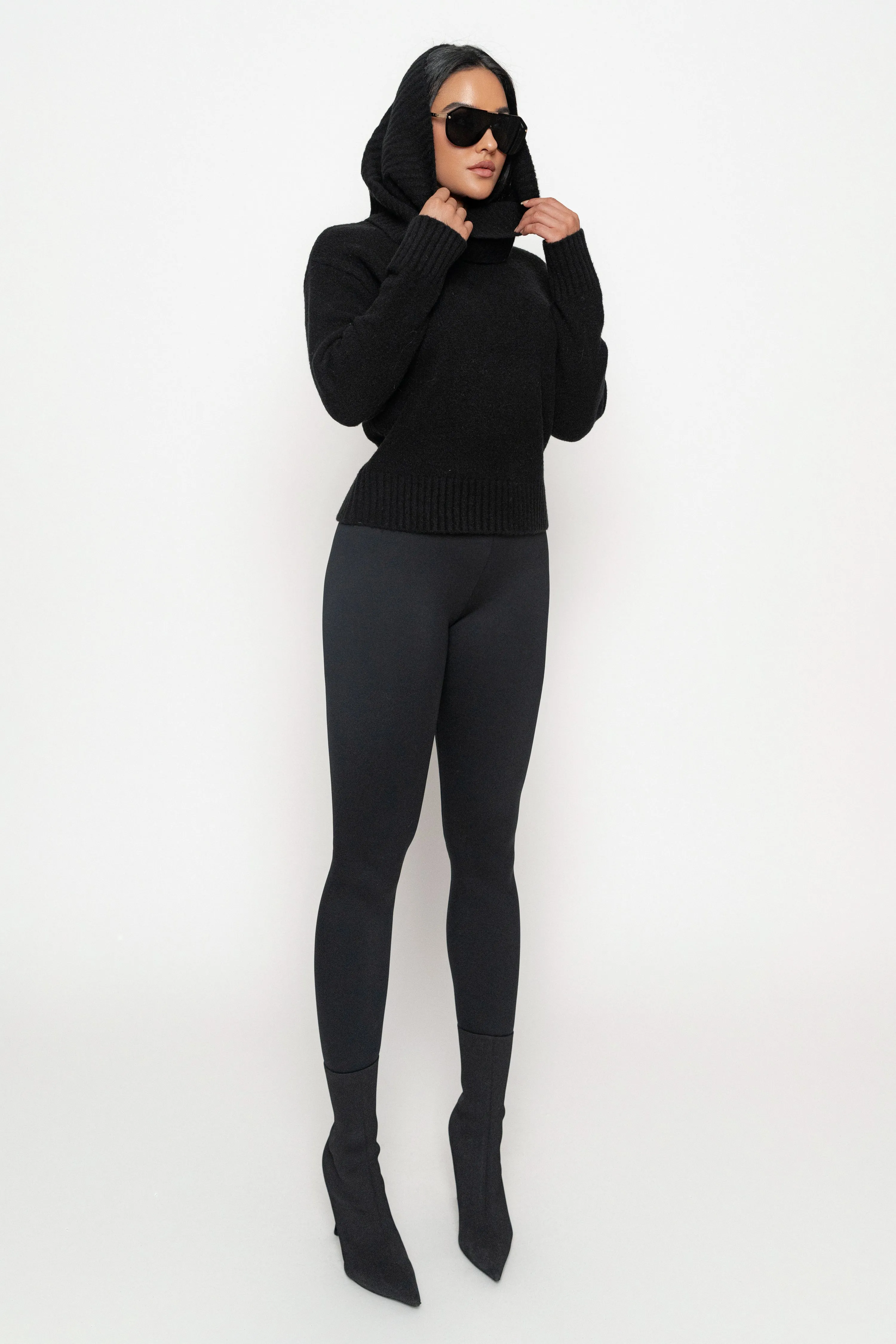 Black Essential High-Waist Leggings