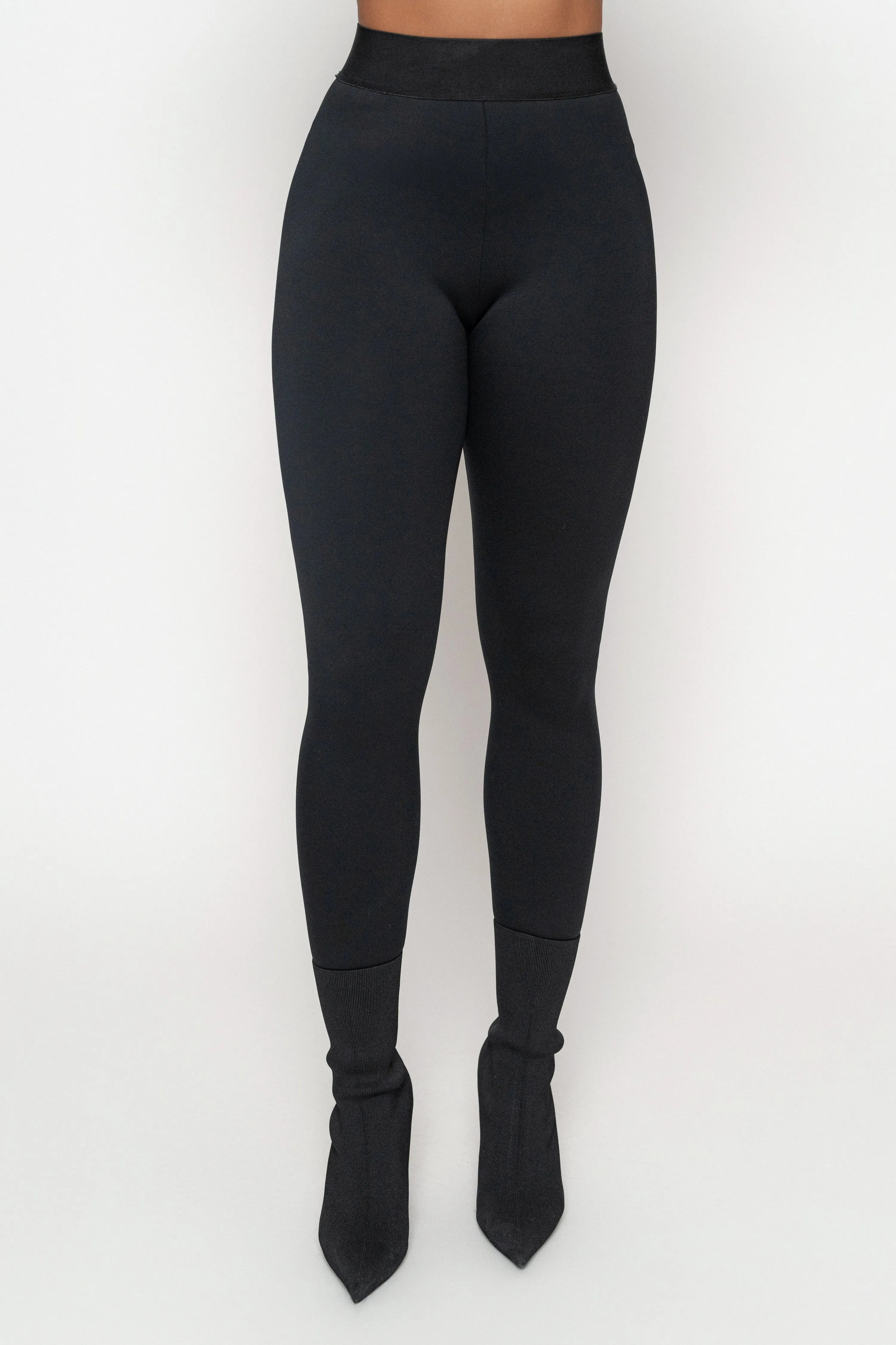 Black Essential High-Waist Leggings