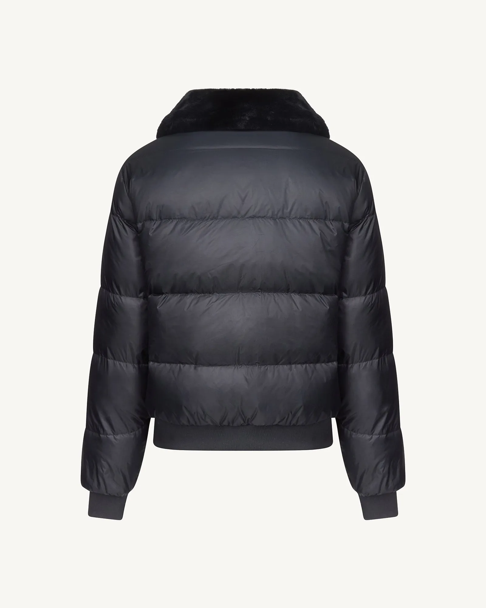 Black Gala Grand Froid reversible puffer jacket