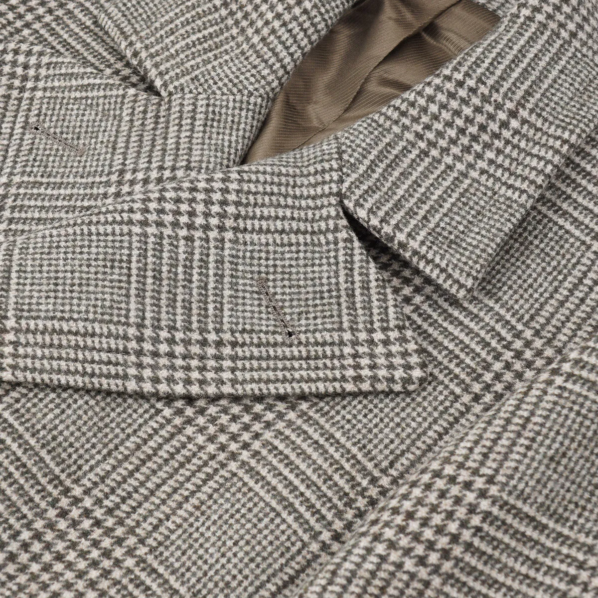 Boglioli Glen Check Wool Overcoat