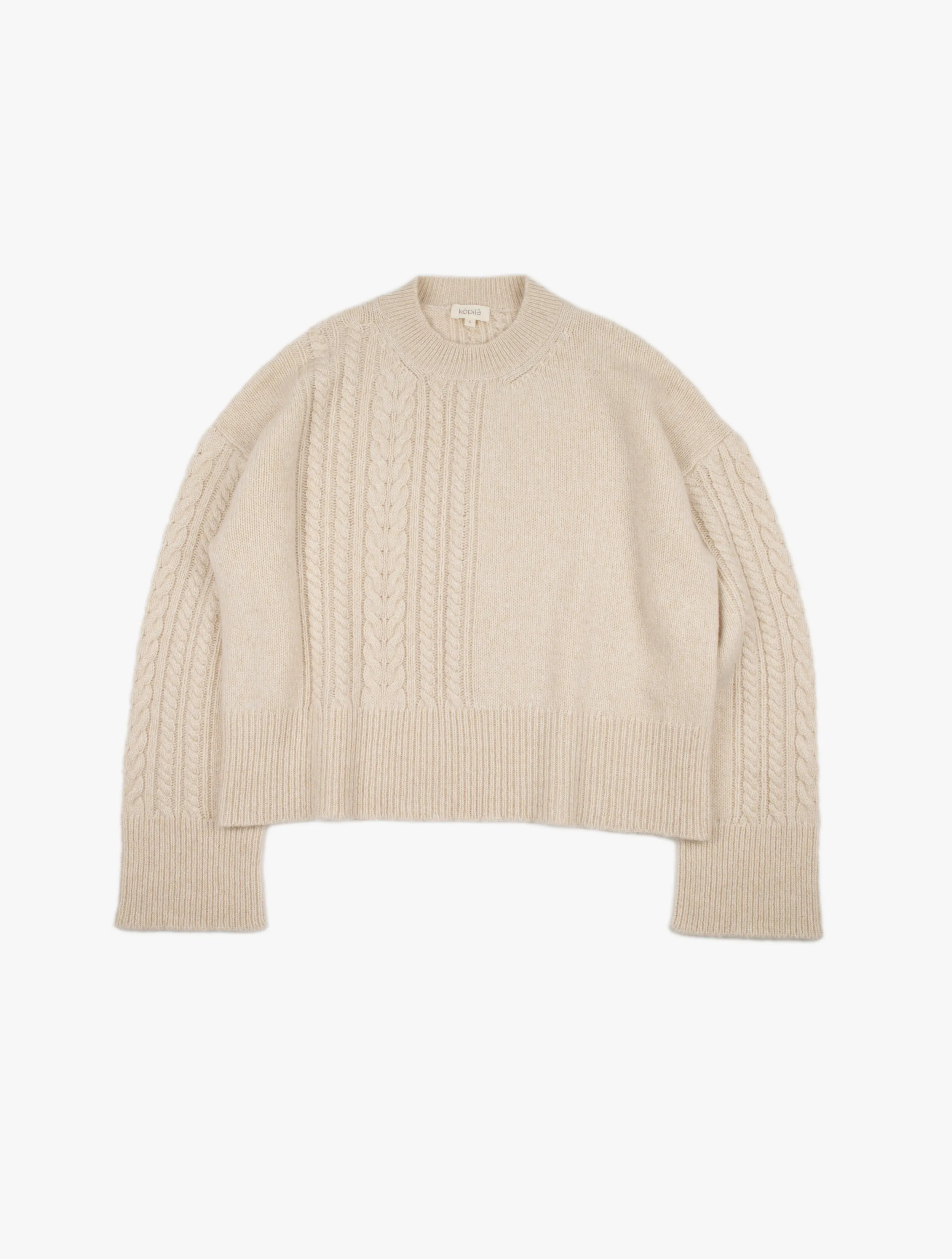 Cable Knit Cashmere Sweater