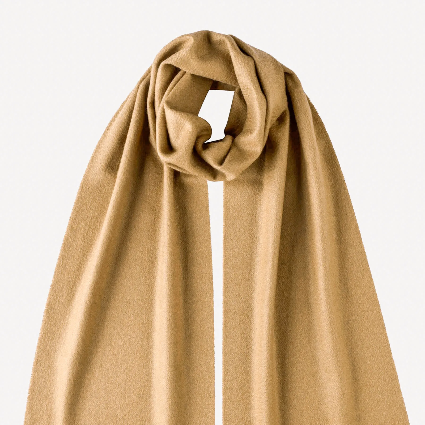 Camel Cashmere Scarf