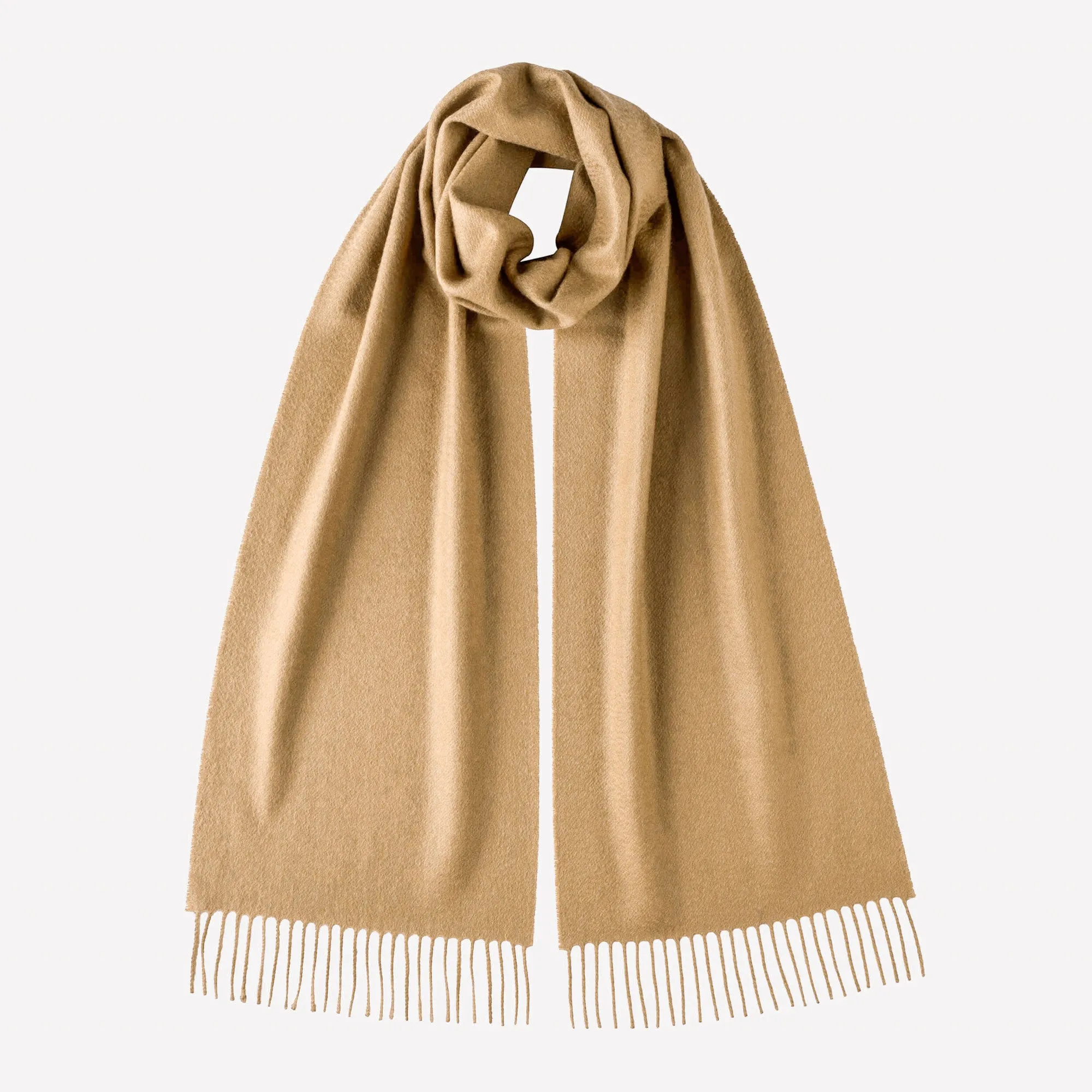 Camel Cashmere Scarf