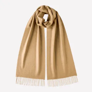 Camel Cashmere Scarf