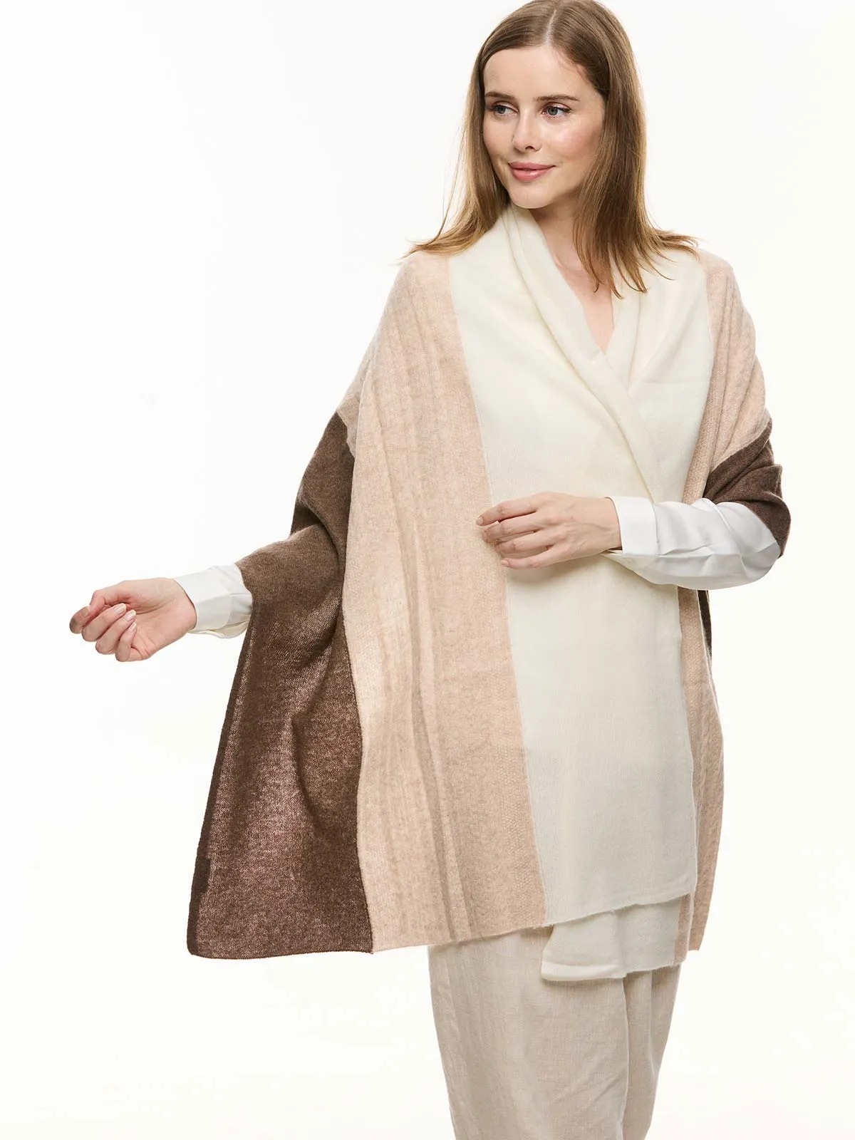 Cappuccino Cashmere Wrap