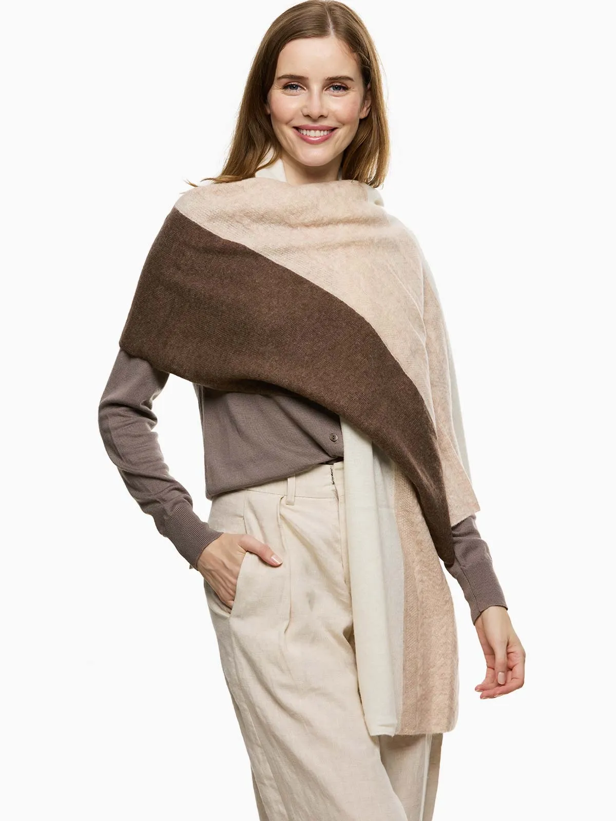 Cappuccino Cashmere Wrap