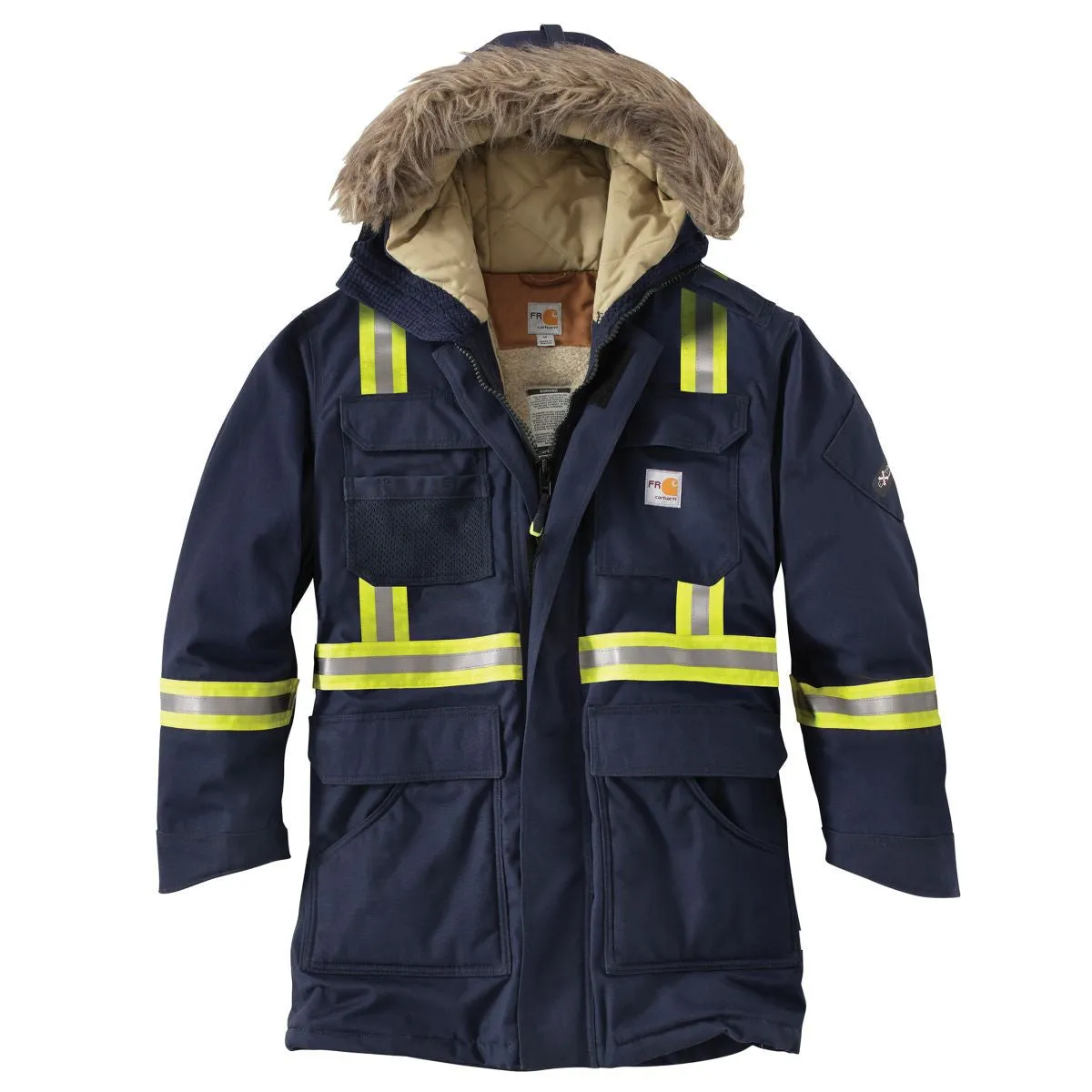 Carhartt Men's Dark Navy Flame-Resistant Extremes Arctic Parka