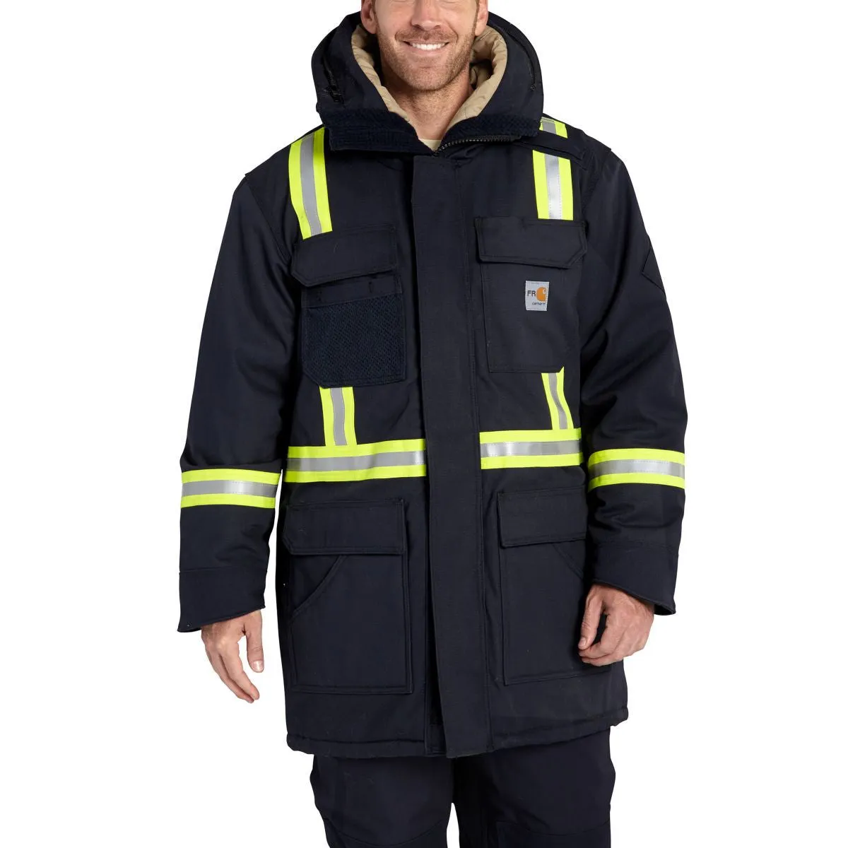 Carhartt Men's Dark Navy Flame-Resistant Extremes Arctic Parka