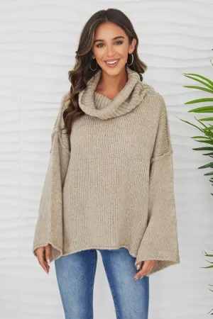 Chunky Oversized Turtleneck Sweater