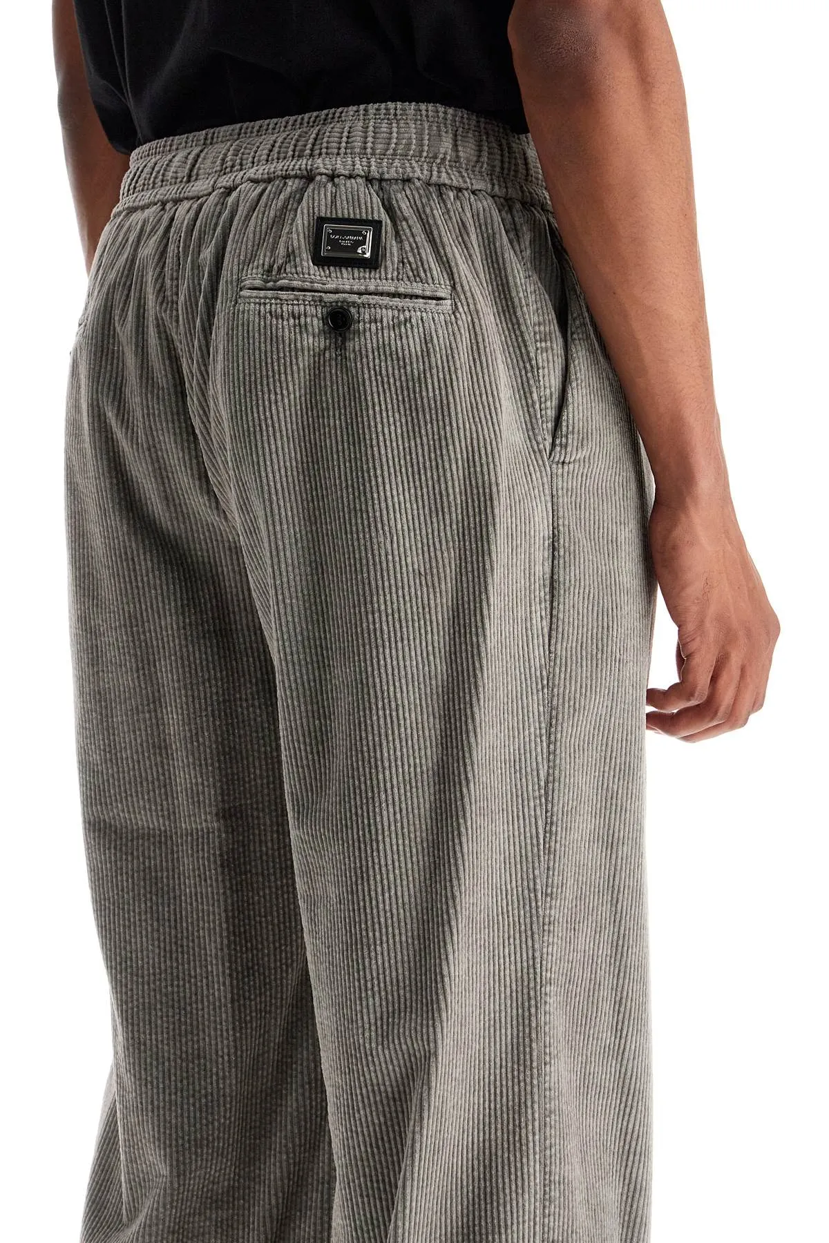 Corduroy Drawstring Pants