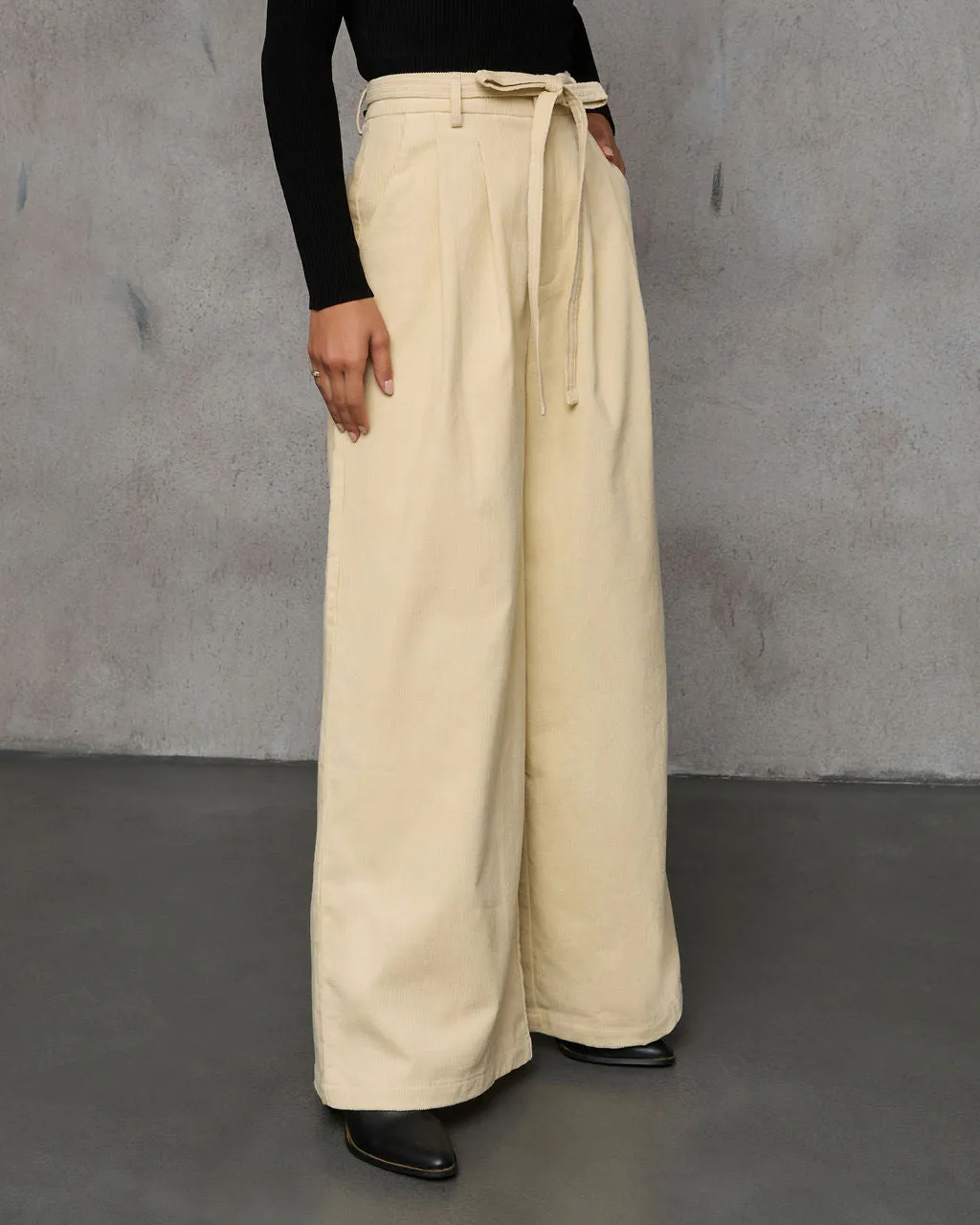 Devin Wide Leg Corduroy Trouser