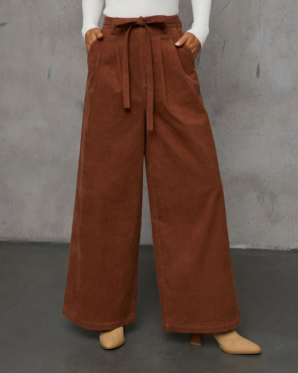 Devin Wide Leg Corduroy Trouser