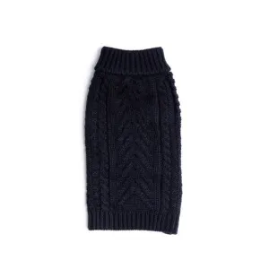 Fab Dog Navy Chunky Turtleneck