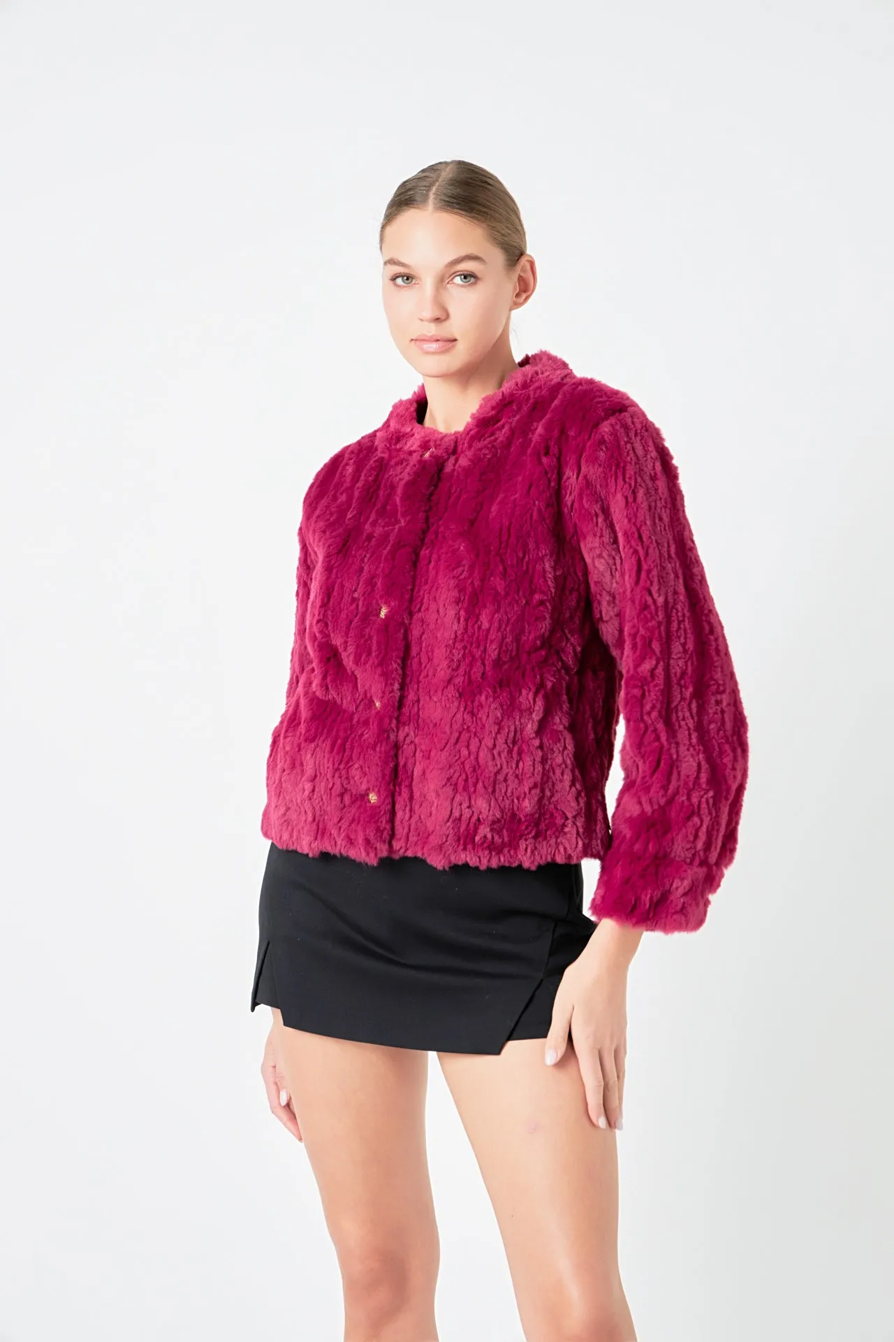 Faux Fur Jacket