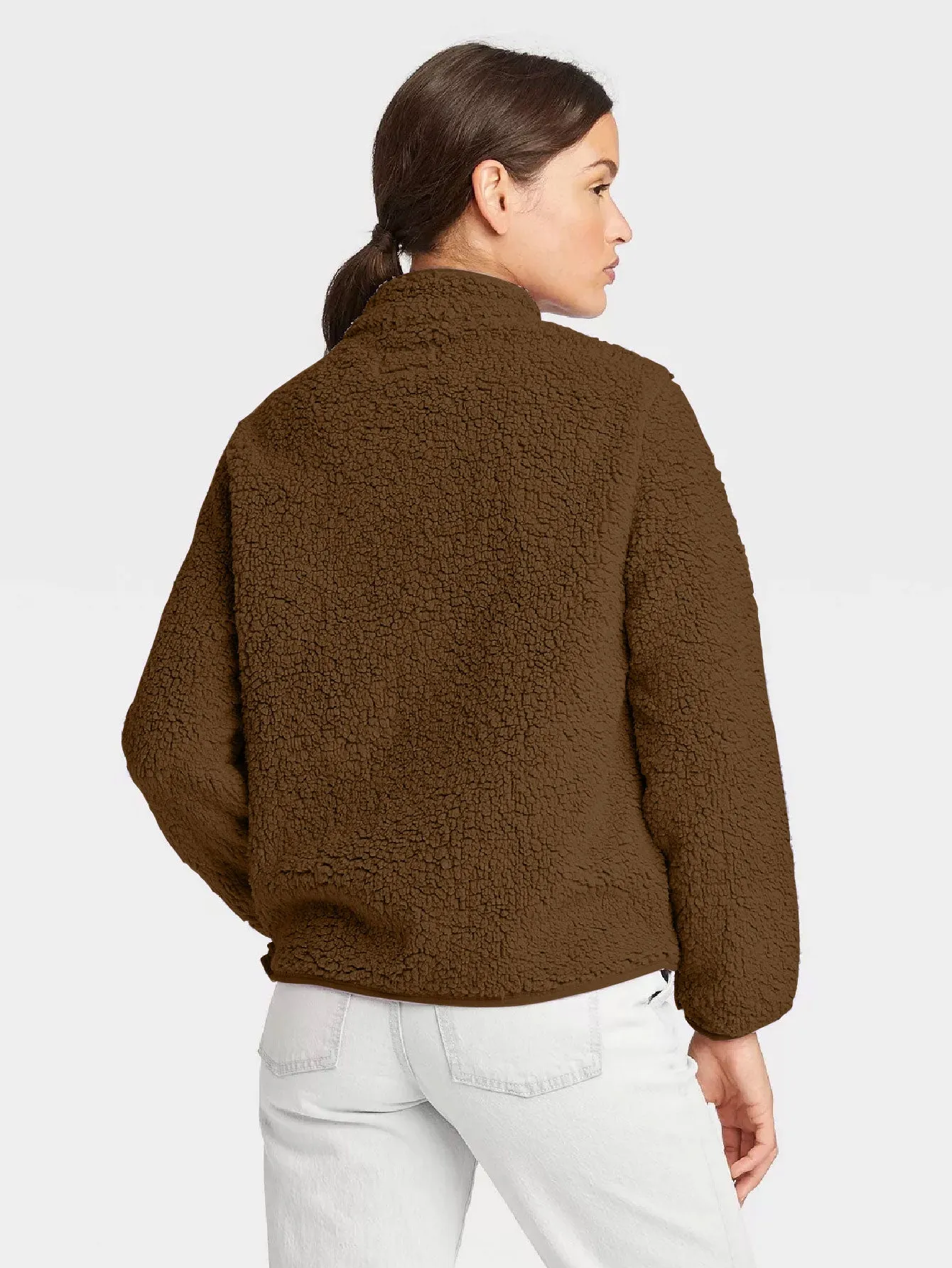 Faux Fur Sherpa Jacket