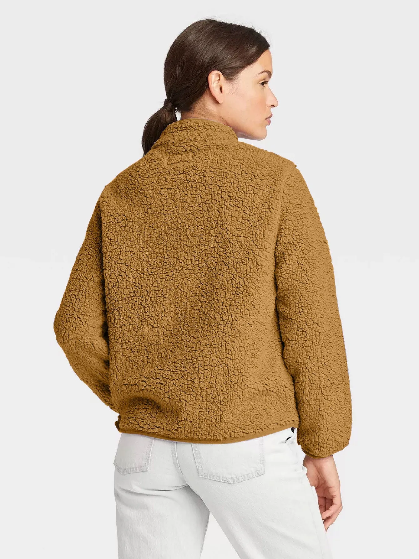 Faux Fur Sherpa Jacket