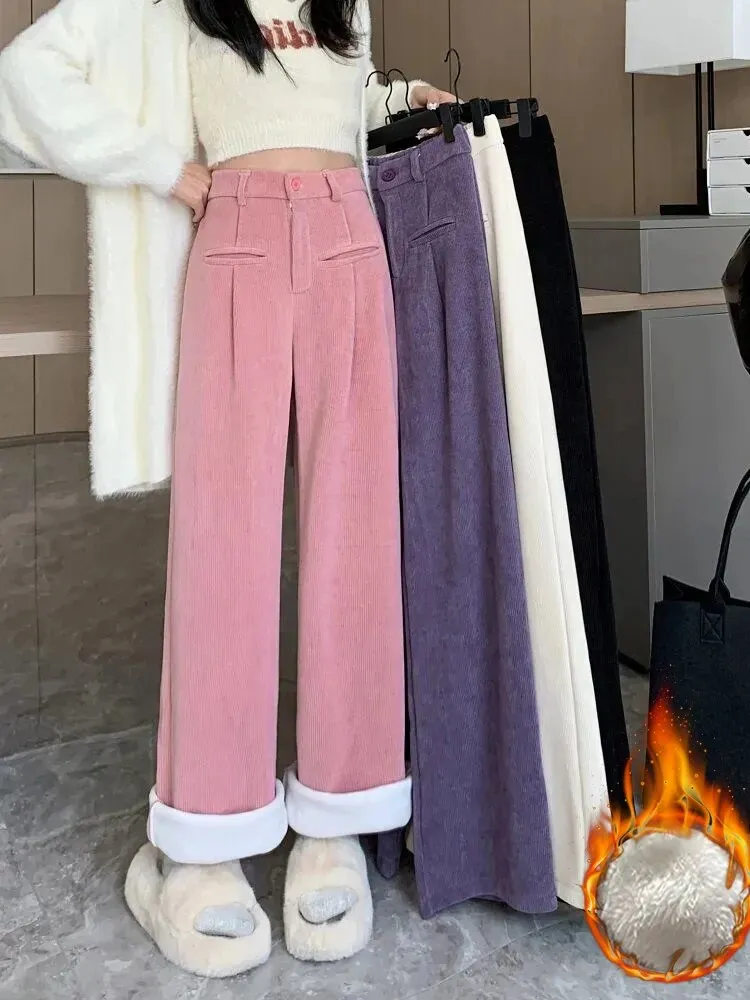 Fenna - Corduroy pants for women