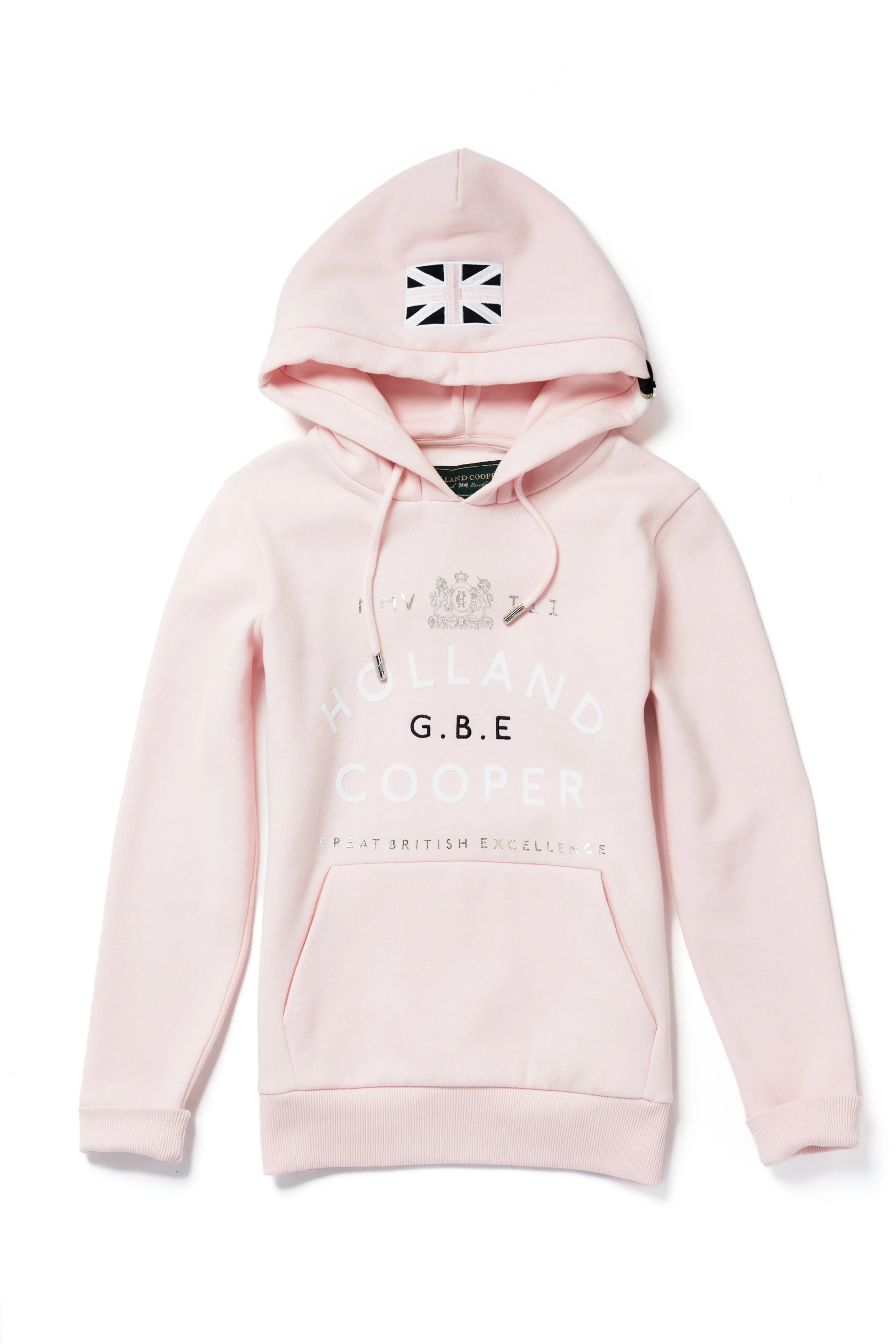 GBE Flock Logo Hoodie (Blush Marl)