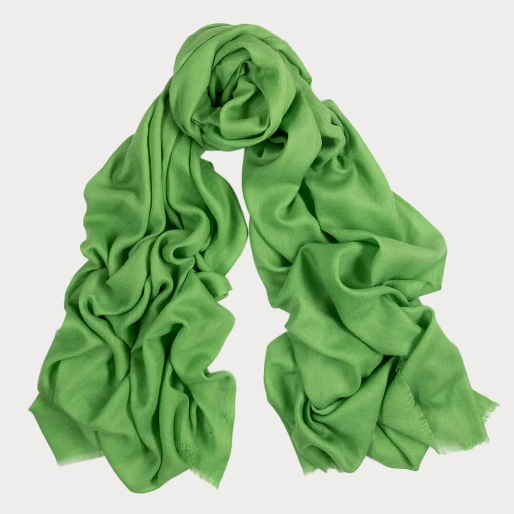 Go Green Cashmere and Silk Wrap