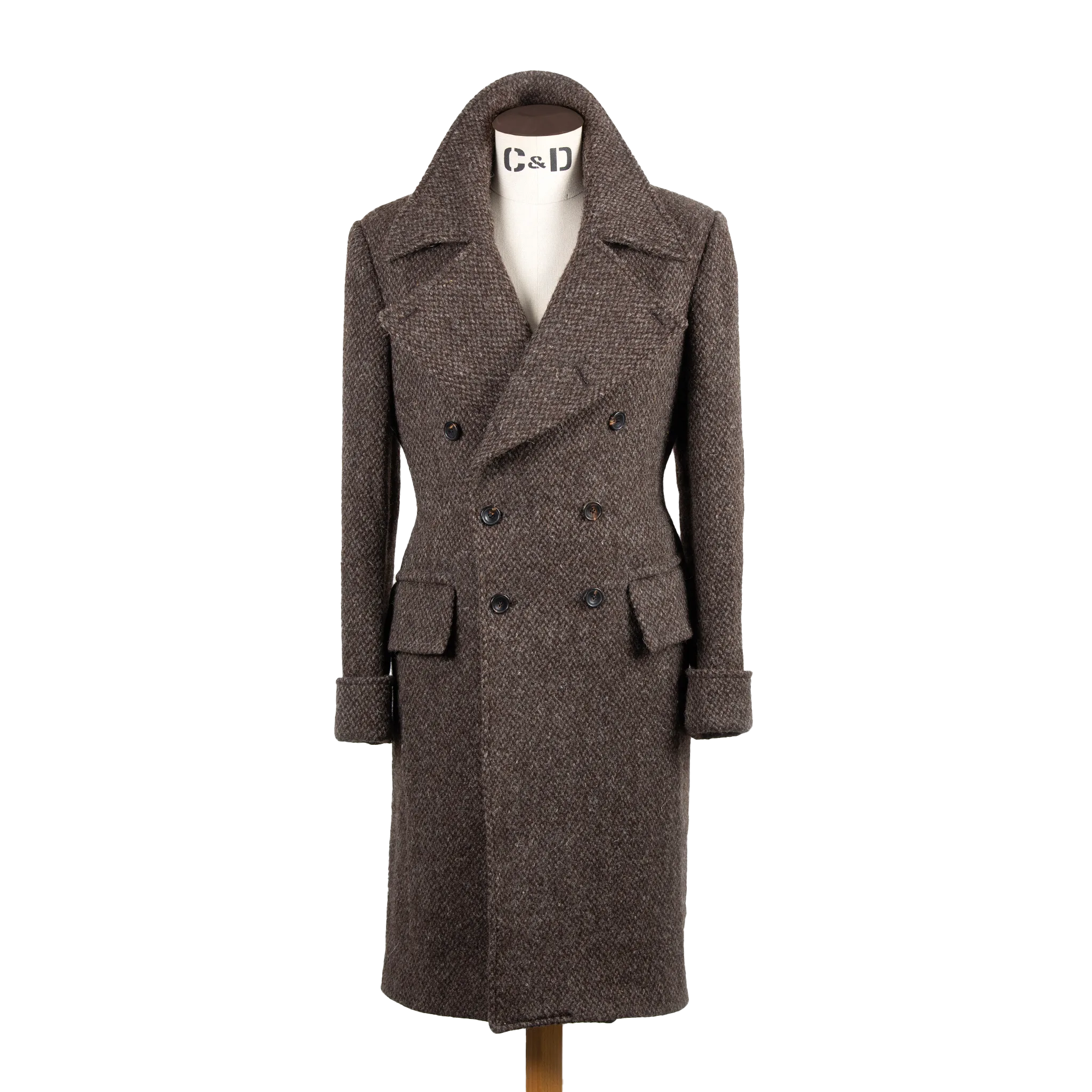 Greatcoat in Brown Barlycorn