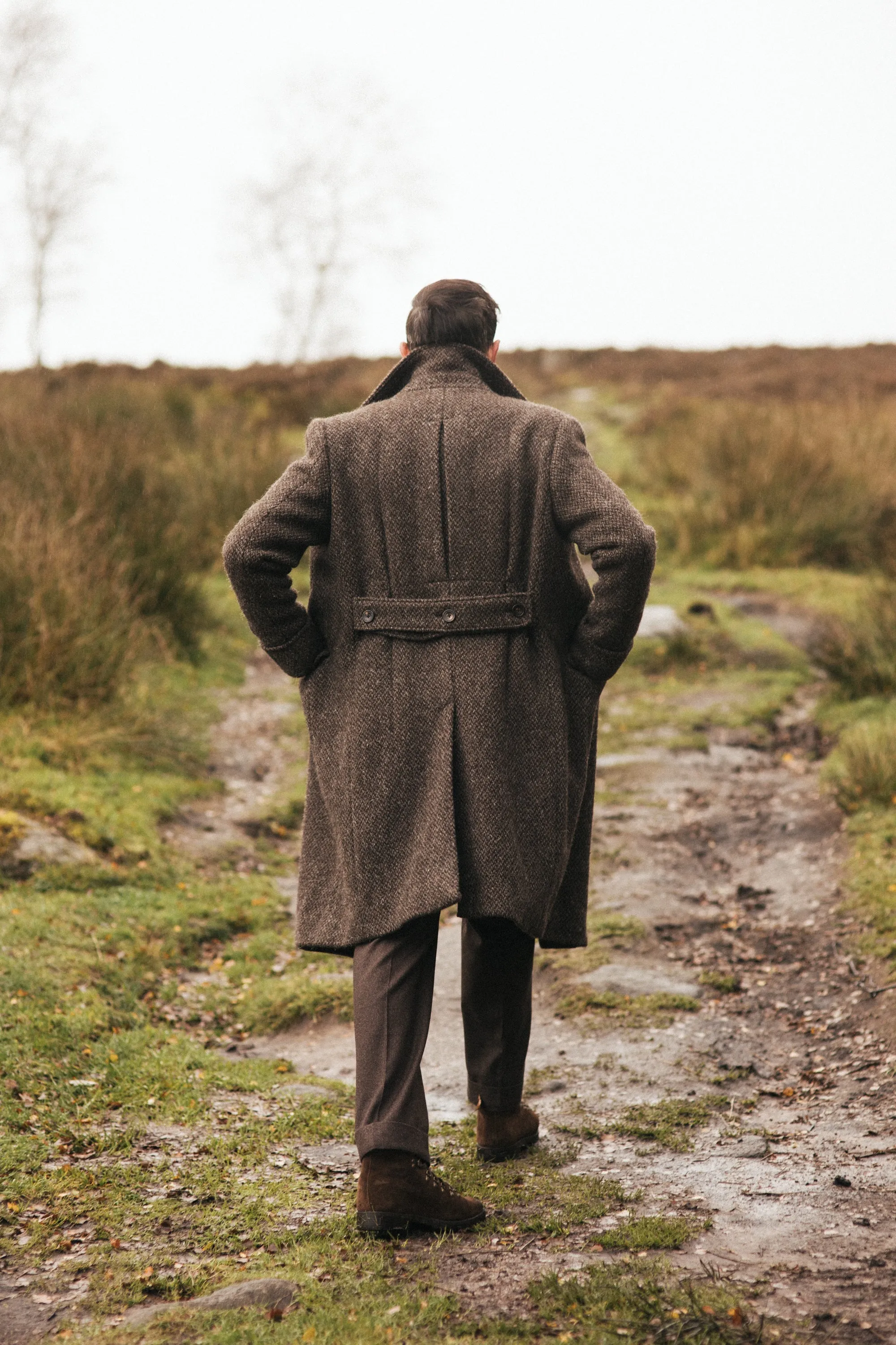 Greatcoat in Brown Barlycorn