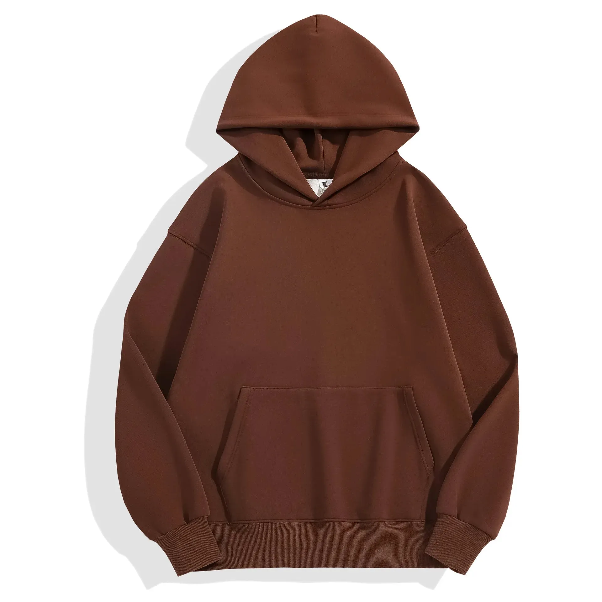 Heavyweight Cotton & Velvet Hooded Sweatshirt