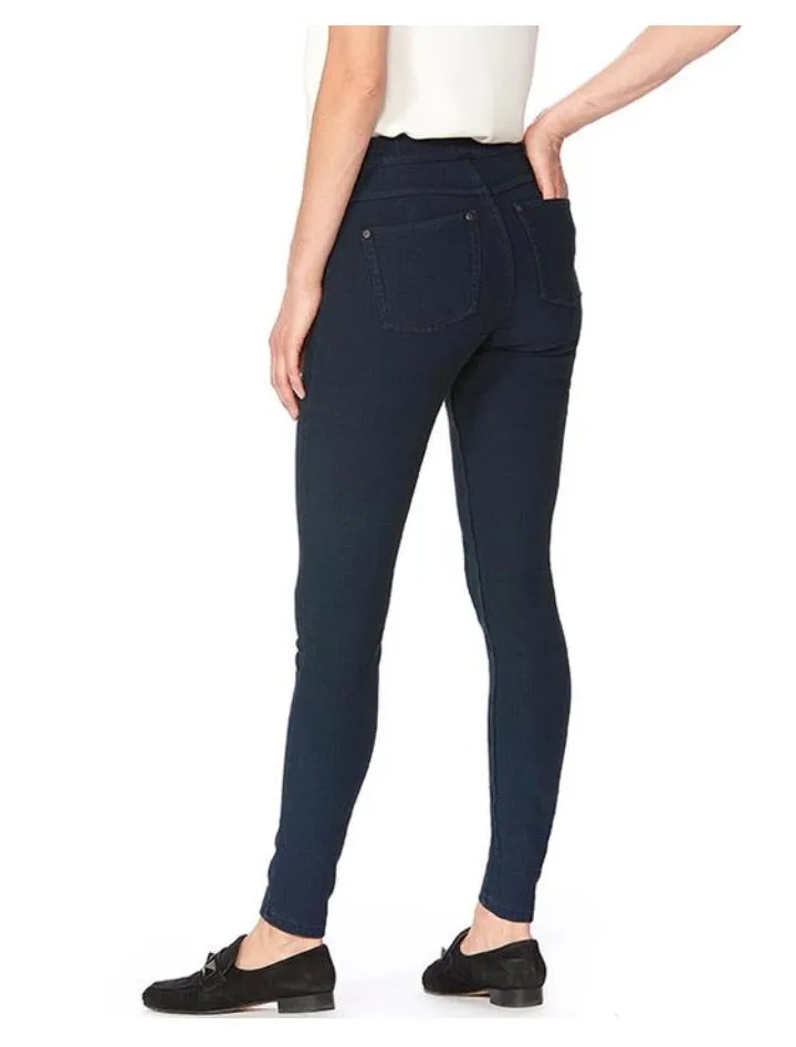 Hue Fleece Lined Blue Denim Leggings