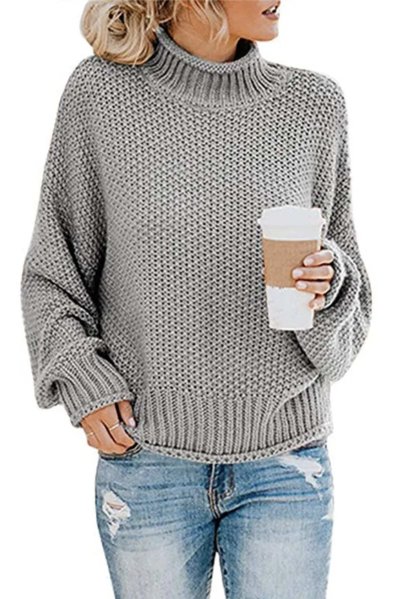 HWT1219 Cozy Chic Turtleneck Sweater