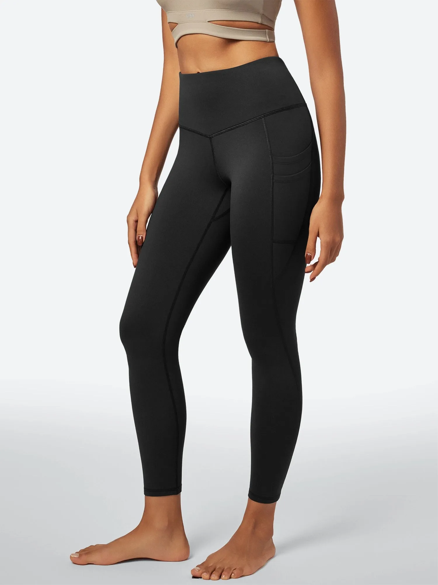 IUGA HeatLab® Fleece Lined Water Resistant Double Pocket Leggings