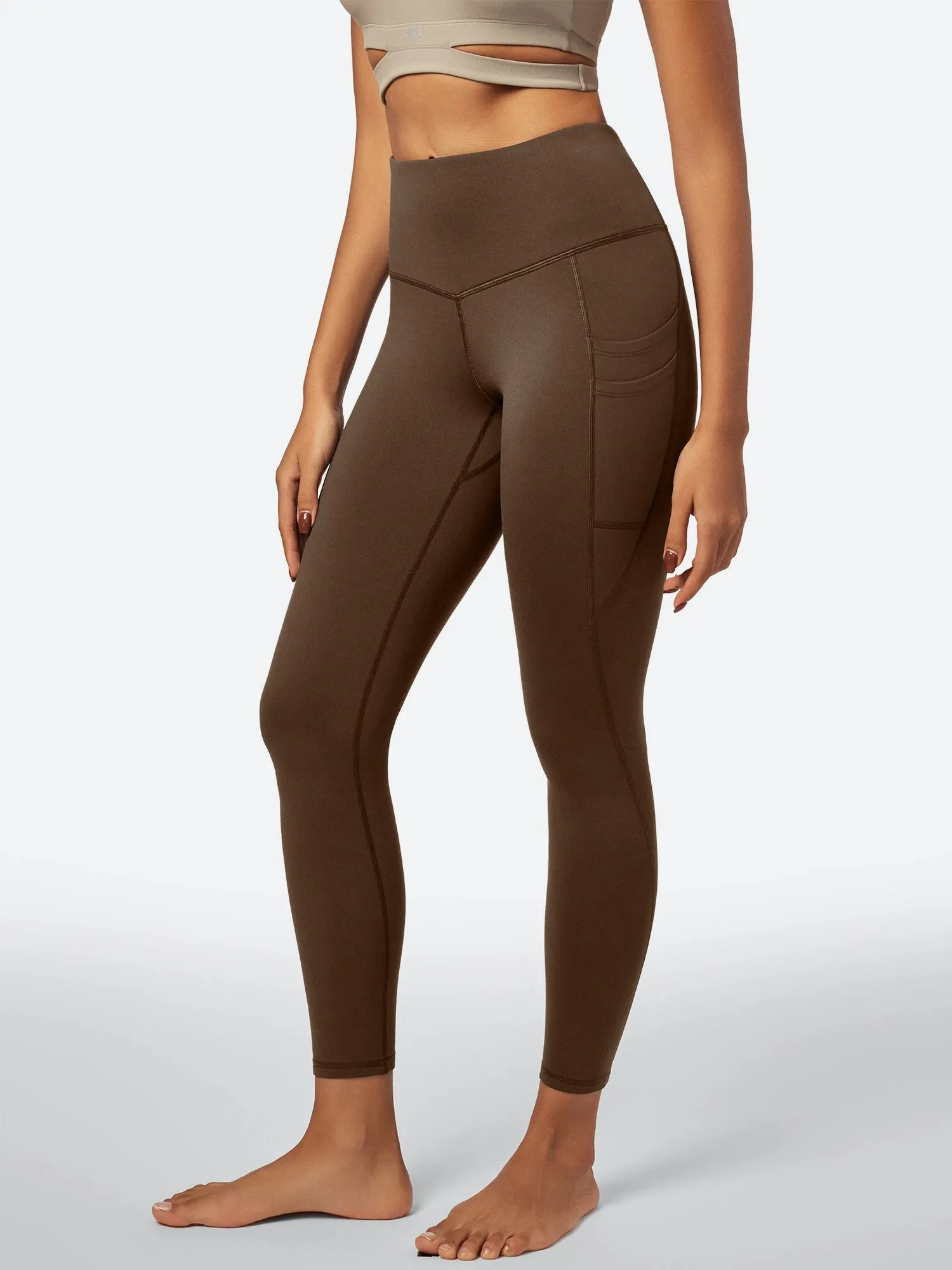 IUGA HeatLab® Fleece Lined Water Resistant Double Pocket Leggings