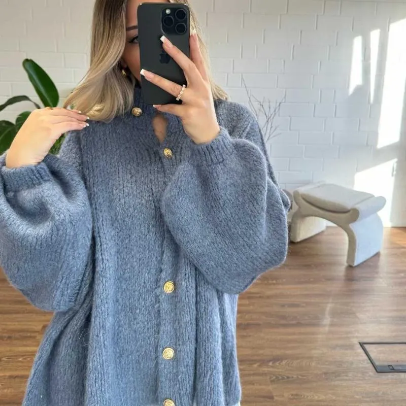 Ivyshape | Cozy Chunk Cardigan