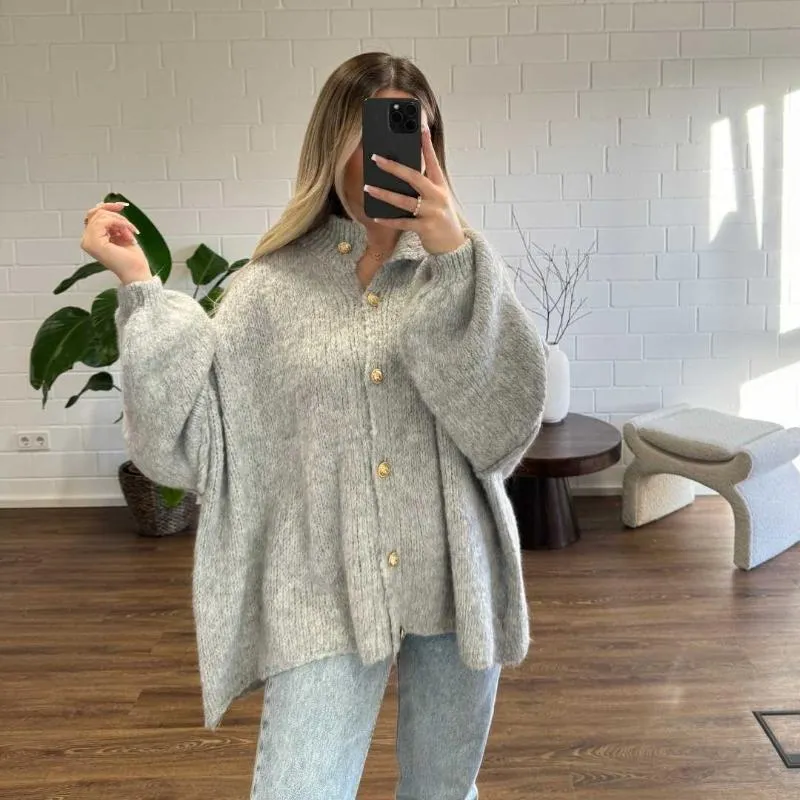 Ivyshape | Cozy Chunk Cardigan