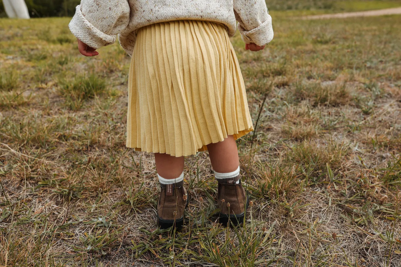 Knitted Pleat Skirt