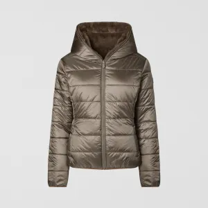 Laila Reversible Jacket (Mud Grey)