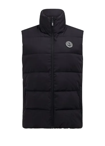 Lorna Jane Longline Puffer Vest - Black