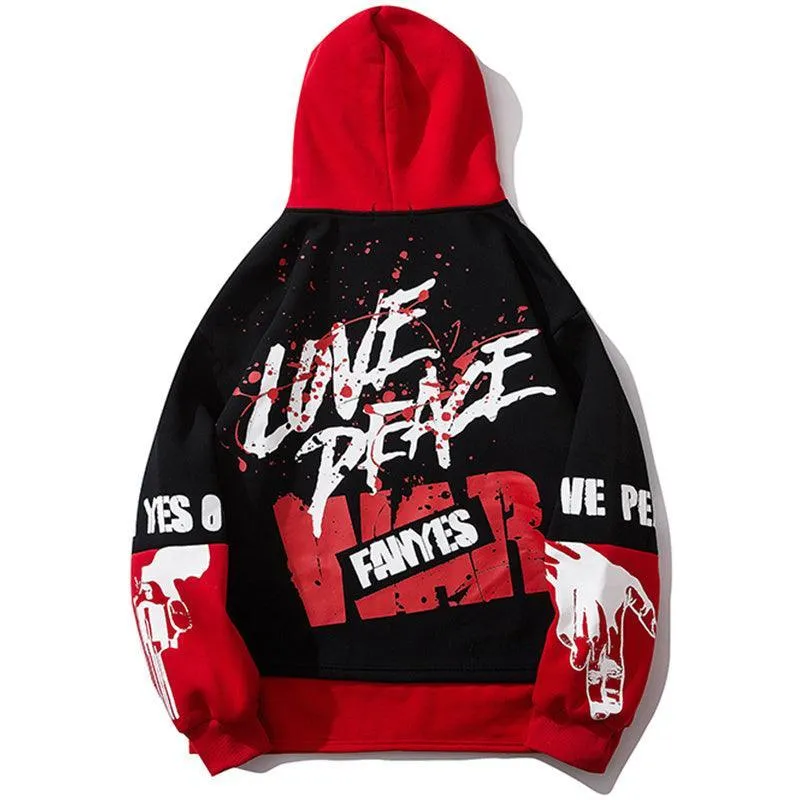 Love peace hoodie