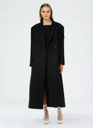 Luxe Tuxedo Maxi Tux Coat