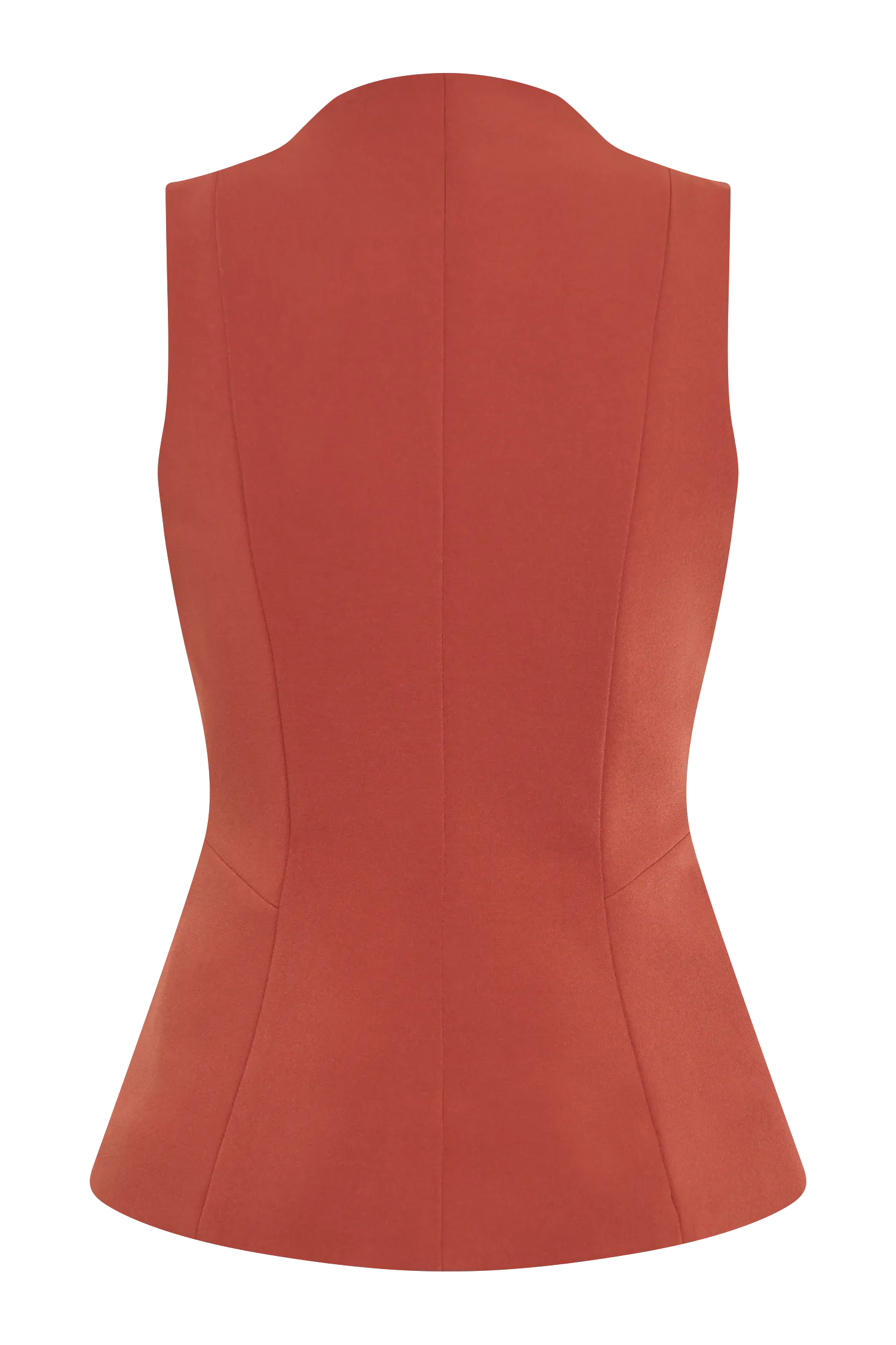 Melinda Structured Vest Top - Chilli